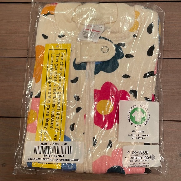 Hanna Andersson Other - Hanna Andersson L/S Summer Flowers Sleeper 3-6M NWT